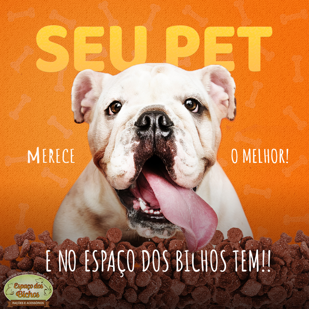 SEU PET MERECE O MELHOR E NA ESPAÇO DOS BICHOS TEM